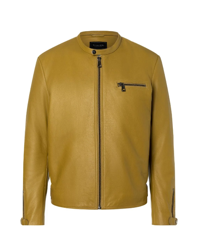 Fearless Biker Jacket (Men) Ecru Olive